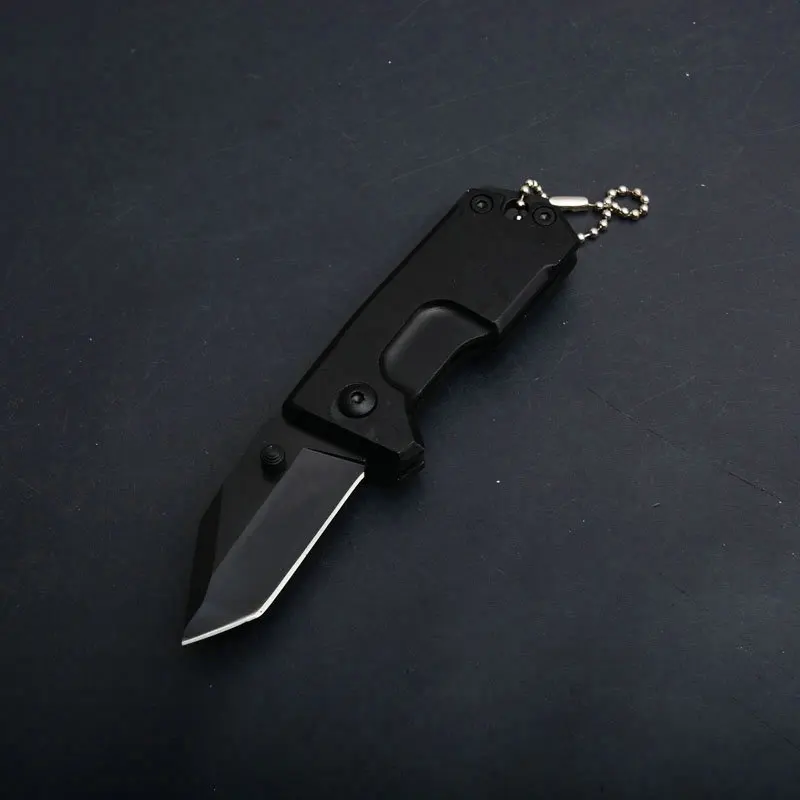 Hysenss Extrema Small Pocket Folding Knife Aluminum Handle Outdoor Tactical Camping Hunting Survival Rescue Utility Keychain EDC