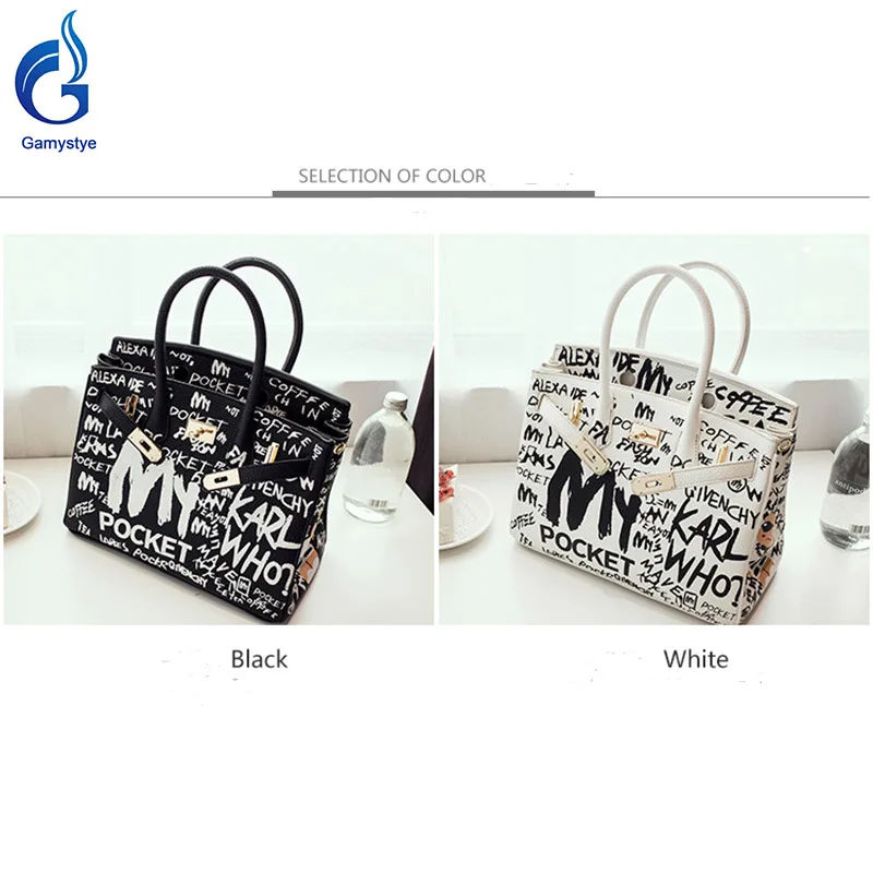 

The hotest bag handbag women famous brands Genuine Leather Handbag Women Messenger Bags Hand Painted Custom name Design totes YG