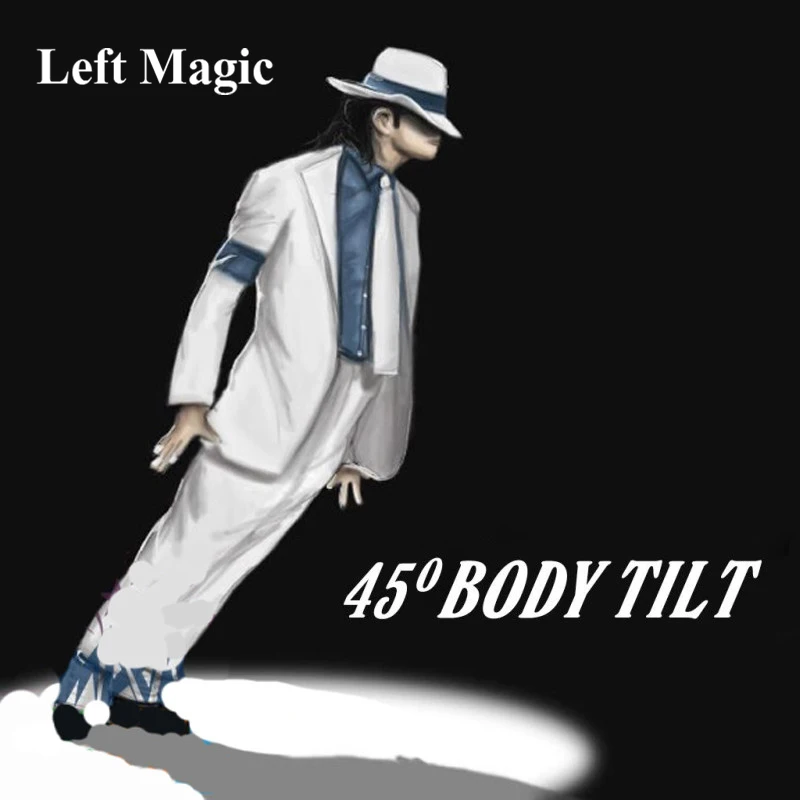 "Body Tilt 45, The lean 1 magic tricks Only gimmics(подготовьте обувь самостоятельно) Волшебные трюки сценический магический реквизит для мага