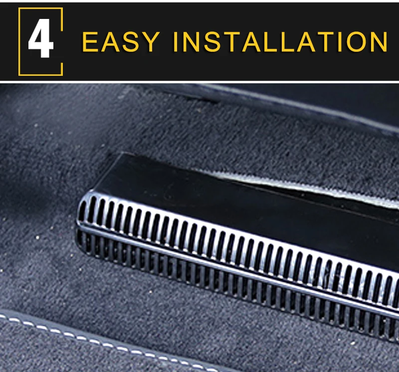 Carманго для Audi A6 сиденье для стайлинга автомобиля A C Vent Outlet панель Крышка обрезная рамка аксессуары для интерьера