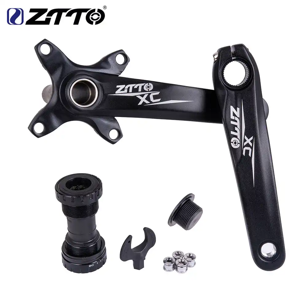 IXF Aluminum MTB Road XC Bike Crankset crank arm 170mm BCD104 Bottom Bracket