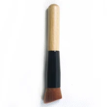 1pcs High Quality Powder font b brush b font Wooden Handle Multi Function font b Makeup