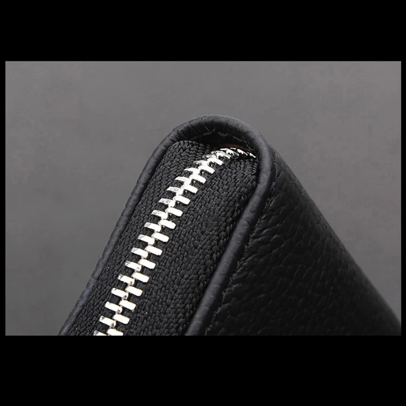 JX-LCLYL Universal Car PU Leather Smart Remote Key Chain Holder Fob Bag Case Cover