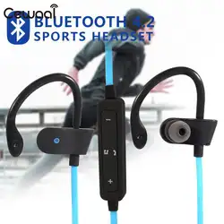 Bt4.2 Спорт наушников Беспроводной гарнитура Bluetooth Портативный Водонепроницаемый стерео наушники музыка Hands-Free смартфон музыка