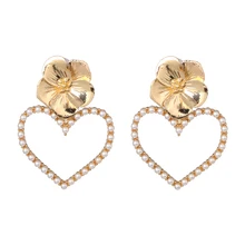 JUJIA, 2 цвета, опт, хорошее качество, модные серьги-гвоздики с кристаллами в форме сердца для женщин и девушек, серьги с кристаллами