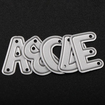 

26pcs/Set DIY Alphabet Metal Die Cutting Dies Scrapbooking Embossing Folder Suit forCutting Machine