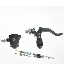 Черный Универсальный трюк набор рычага сцепления подходит для 7/" 22 мм мотоцикл руль на заказ