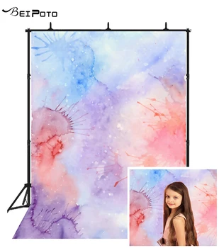 

BEIPOTO Photography backdrops purple watercolor background girl portrait picture photo booth props photographic studio wall