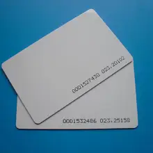 125 кГц для струйной печати ПВХ карты RFID TK4100 чип пустой ПВХ смарт-карта для струйного принтера