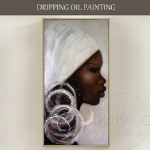 Hand-painted High Quality Abstract Africa Woman Portrait Oil Painting on Canvas Abstract Africa Woman Pictures for Living Room Hand-painted High Quality Abstract Africa Woman Portrait Oil Painting on Canvas Abstract Africa Woman Pictures for Living Room