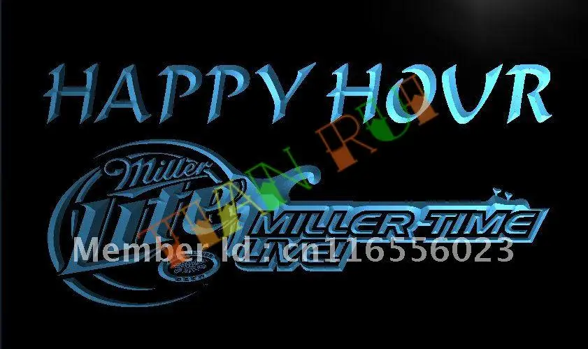 LA606- Miller Lite гитара светодиодная неоновая вывеска | Дом и сад