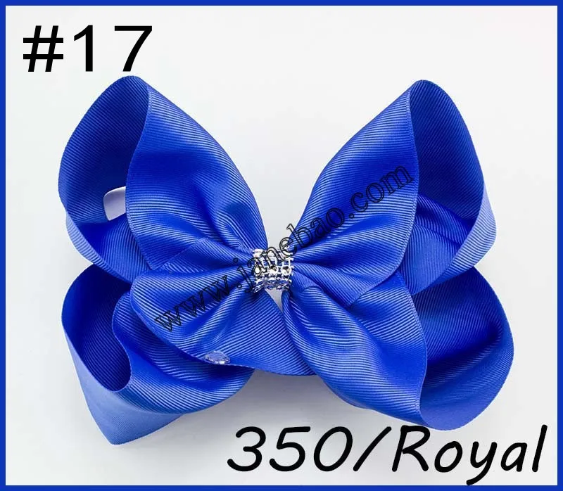 

free shipping 50pcs 8''honestone hair bows big Signature Hair Bow Dance Cheerleader Pageant Bows