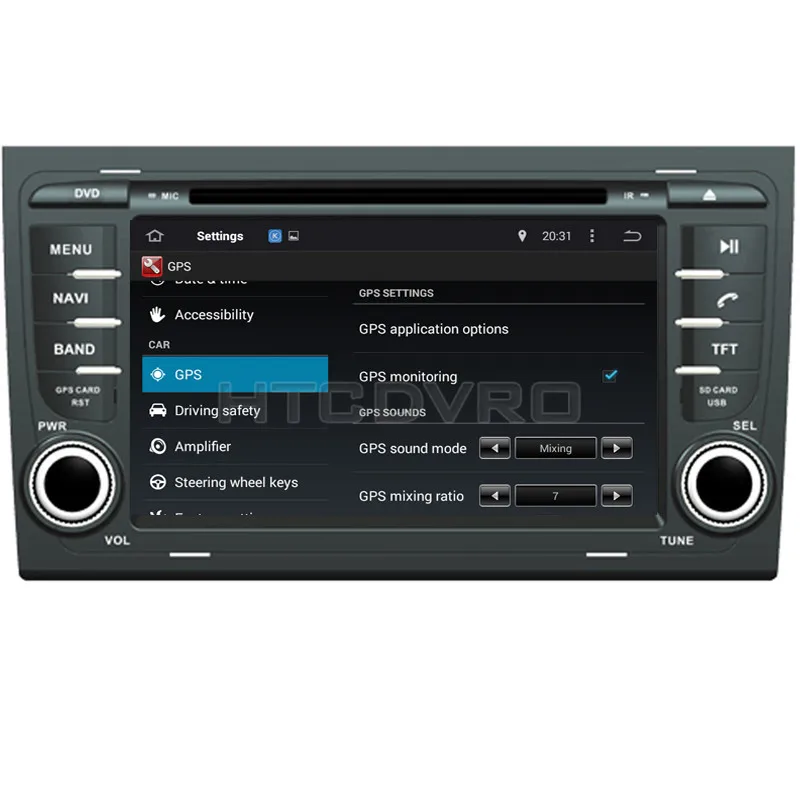 Best YMODVHT 7inch 4G Octa Core Android 9.0 7.1 Car DVD Player for Audi A4 2002-2008/for Seat Exeo 2010- RDS Radio Audio Video Stereo 4