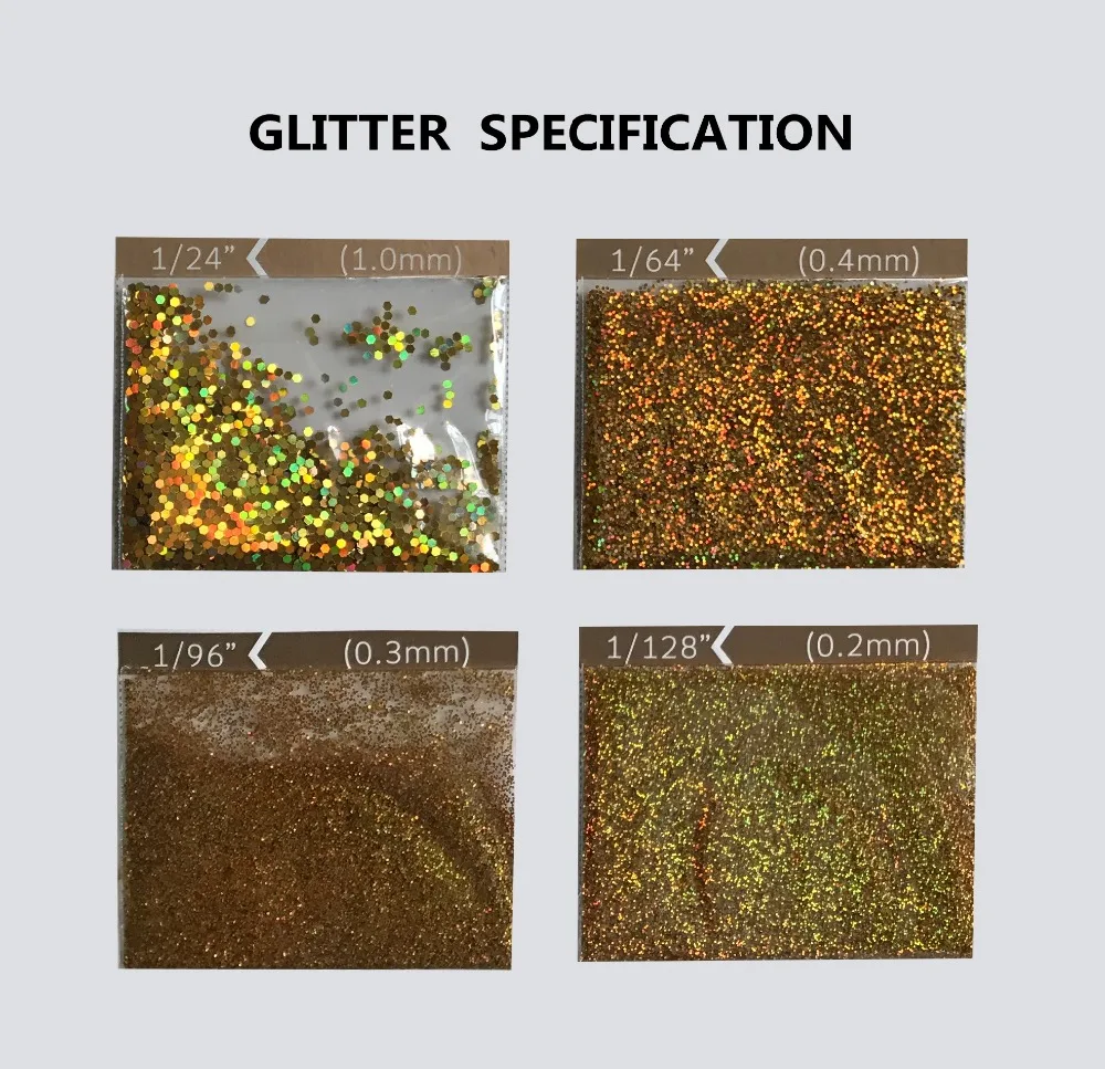glitter specification
