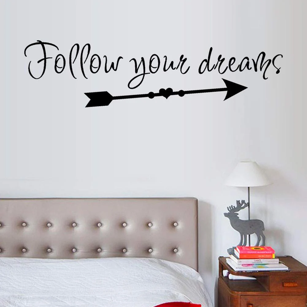 Наклейка на стену Follow Your Dreams|Наклейки стену| |
