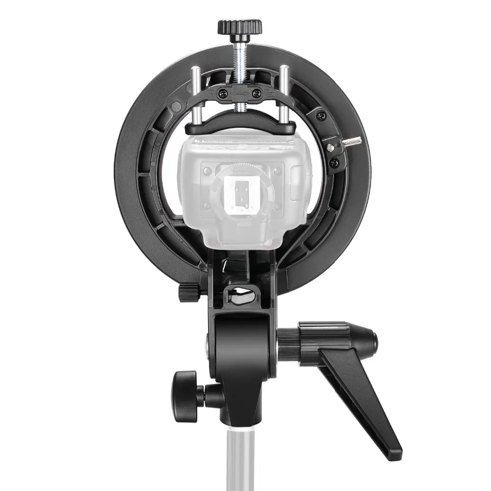 Neewer s образный держатель кронштейна с креплением Bowens для вспышки Speedlite Snoot Softbox Beauty