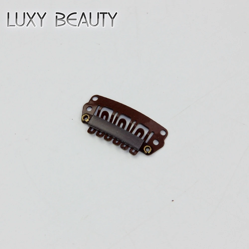 U Clip 2.8cm-middle brown (5)