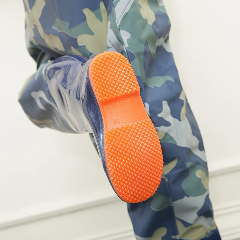 “ Botas de Salto Camuflagem Quente à Prova d'