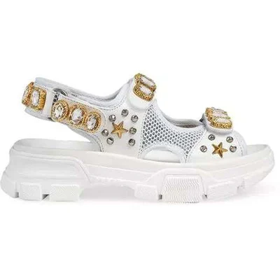 

Shoes woman Luxury Brand Striped Beads Summer Women's Sexy Sandals Beach Banquet Casual Comfort White black