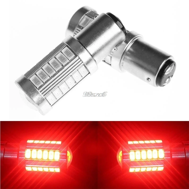 

1PC 1157 BAY15D 33 SMD 5630 LED Car Tail Stop Lamp Bulb DC 12V Red Light DropShip