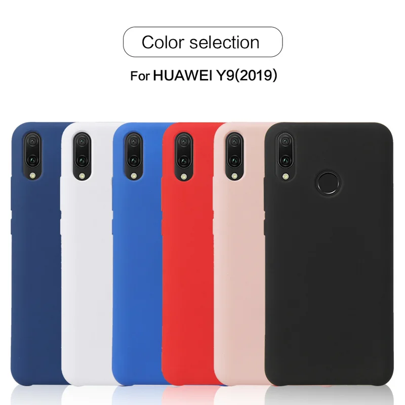 

Phone Case for Huawei Y9 2019 Luxury TPU Silicone In Silky Soft Touch Feel Back Cover for Huawei y9 2019 Cases On Huawei Y9 2019