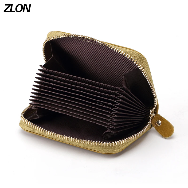 Кошелек ZLON из вощеной кожи для мужчин и женщин Модный повседневный держатель