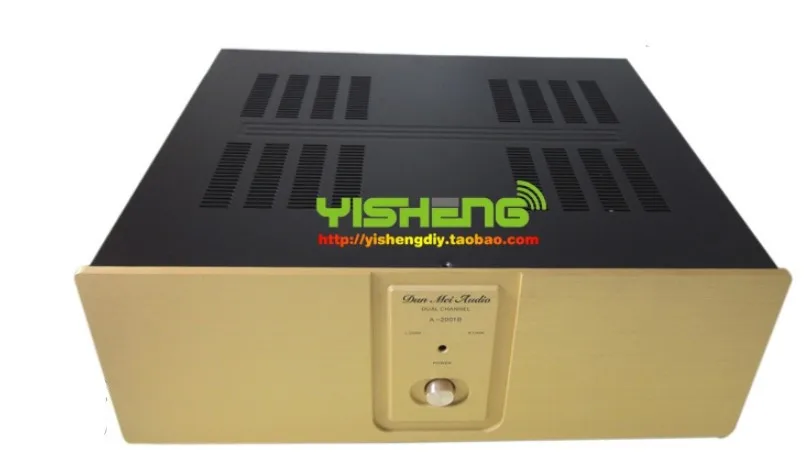 KYYSLB 2018 A2001B amplifier chassis Back Stage Amplifier Chassis Aluminum panels AMP case Enclosure headphone amp case