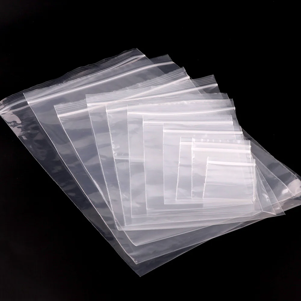 

Cheaper Resealable Clear Plastic Seal Zip Lock Bags Poly Ziplock Bag Reclosable Candy Bags For Snacks Storages 20 Sizes