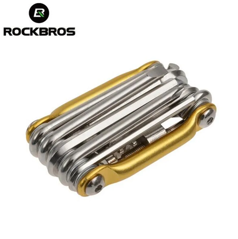ROCKBROS 11 In 1 MTB Road Bike Bicycle multifunctional Mini Repair Folding Tools Sets Kit Tools Wrench Screwdriver Chain Cutter ROCKBROS 11 In 1 MTB Road Bike Bicycle multifunctional Mini Repair Folding Tools Sets Kit Tools Wrench Screwdriver Chain Cutter
