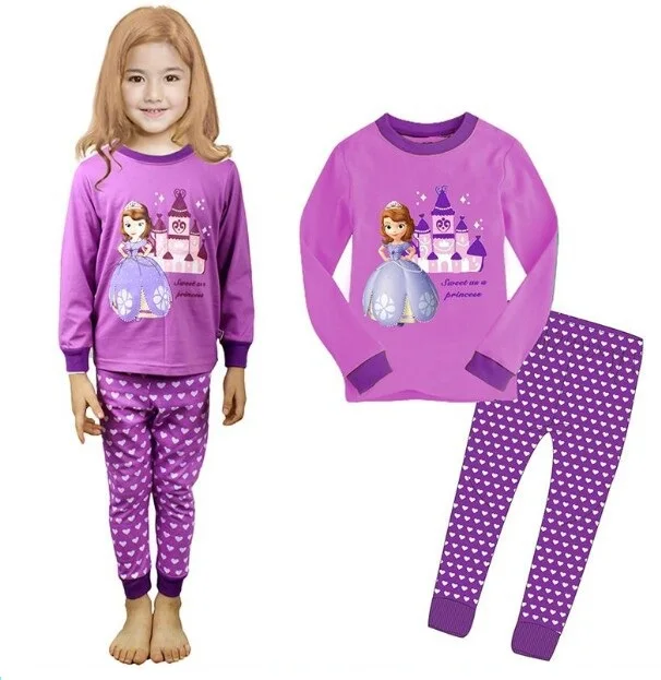 Детский пижамный комплект с динозавром, одежда для сна для мальчиков От 2 до 7 лет пижамный комплект для девочек, детская пижама, футболка+ штаны комплект одежды для маленьких девочек и мальчиков - Цвет: as picture