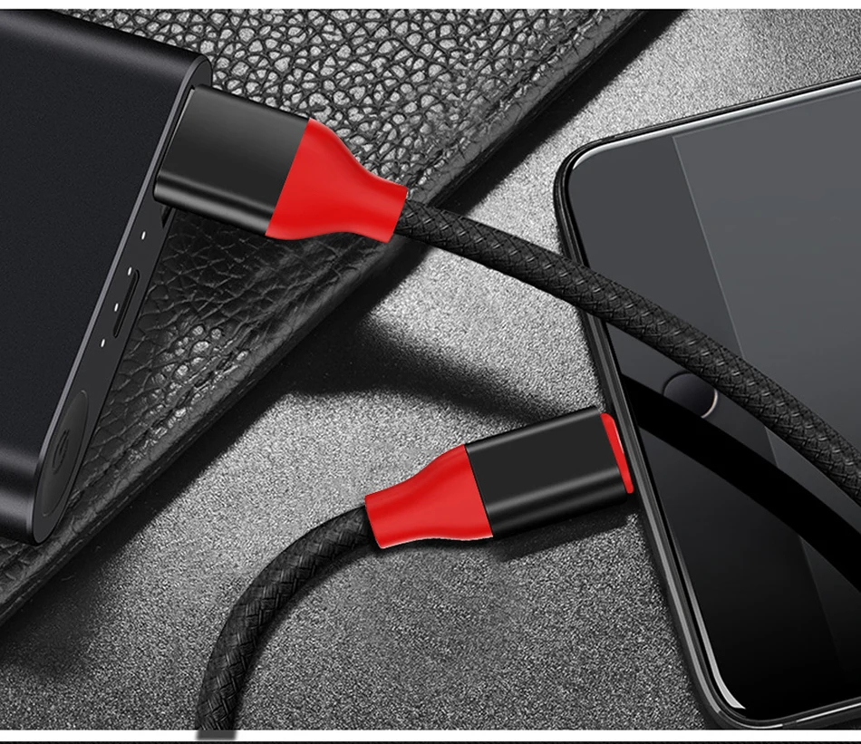 NOHON Nylon Fast Charging Cable Lighting For iPhone X 8 7 6 5S Plus 5C Charge Cord For iPad Air Mini 2 3 Quick Charger Line 1 (12)