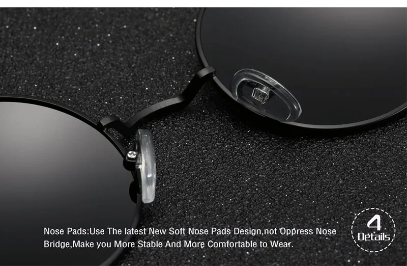 Ретро стимпанк готические круглые поляризованные солнцезащитные очки для мужчин и женщин анти-УФ поляризованные металлические оправы ретро солнцезащитные очки зеркальные gafas de sol