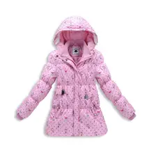 Baby Girls Clothes 2017 Winter Plus Thick Velvet Hooded Kids Jackets Coats Fashion Warm Down Girls Outwears