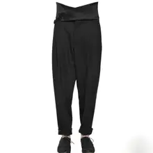 27-44 большие мешковатые брюки широкие брюки с высокой талией индивидуальные Лоскутные большие свободный кокон простые повседневные брюки