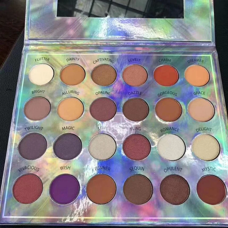 

2019 High Quality Beauty Opalescent 24 color Eyeshadow Matte & Shimmer Eyeshadow Palette Makeup Cosmetics