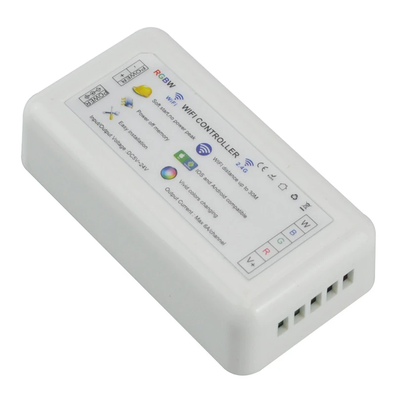 Светодиодный Wi Fi контроллер 2 4G беспроводное приложение iOS Android (поддерживается