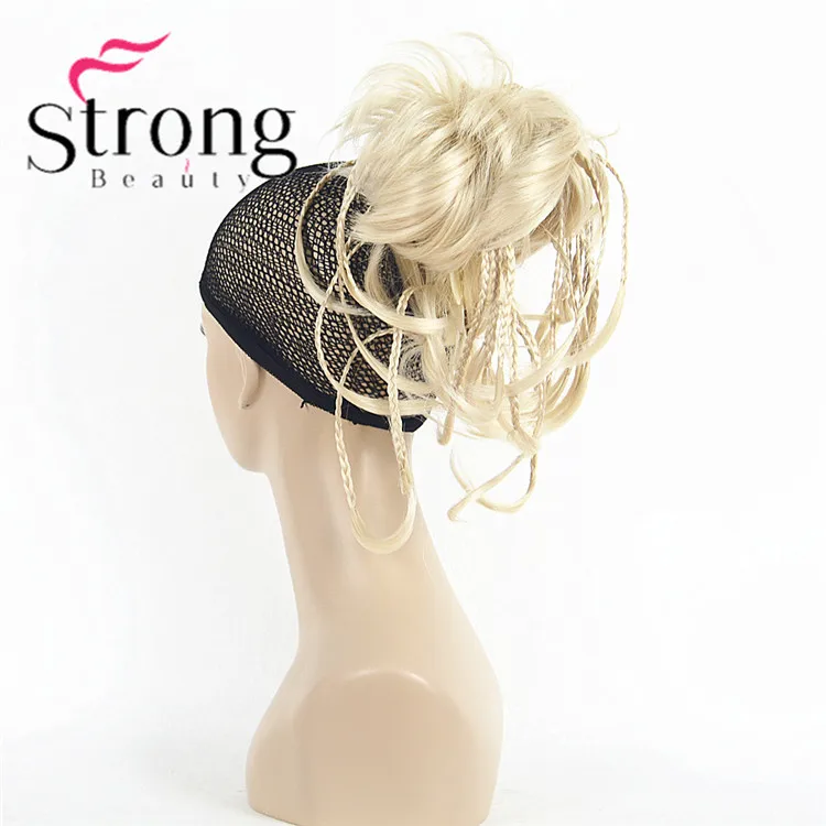 StrongBeauty 12 Inch Adjustable Messy Style Ponytail Hair Extension Synthetic Hair-Piece with Jaw Claw COLOUR CHOICES StrongBeauty 12 Inch Adjustable Messy Style Ponytail Hair Extension Synthetic Hair-Piece with Jaw Claw COLOUR CHOICES