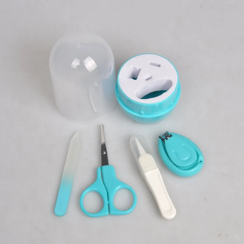 Милые мини-ножницы для новорожденных, в том числе детские ножницы, кусачки для ногтей, пинцеты, пилочка для ногтей, безопасные детские комплекты для ухода за ногтями