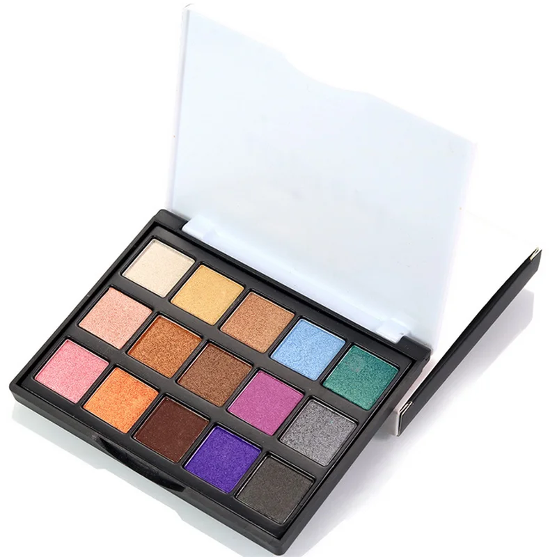 

2017 Fashion 15 Colors Shimmer Matte Natural Eyeshadow Palette Glitter Pigment Cosmetics Eyes Makeup Tool