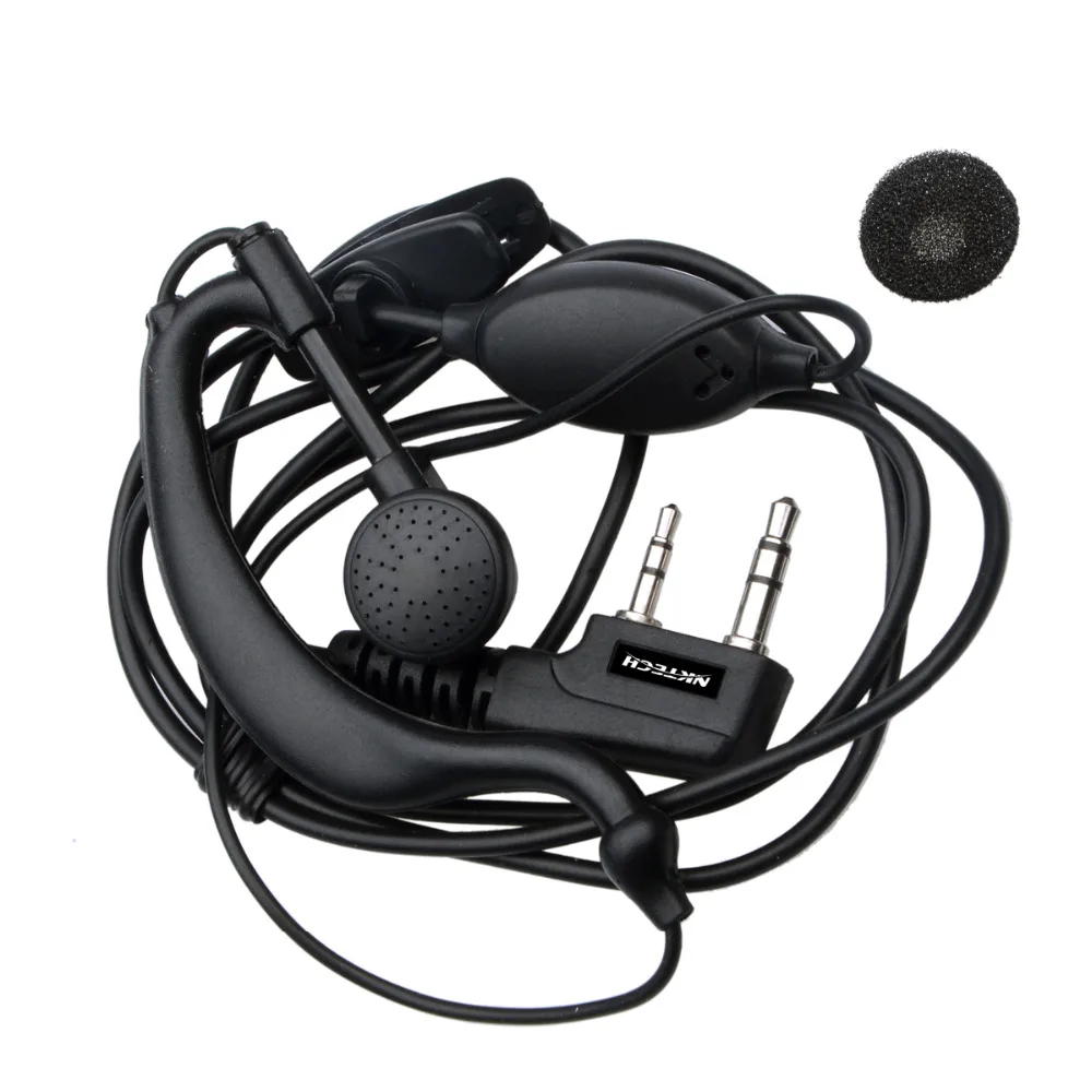 Walkie Talkie Headset baofeng Frequency Portable Handheld Radio Headset Triangle Clip Headset NKTECH NK-H4 For UV6R UV5R BF777S 