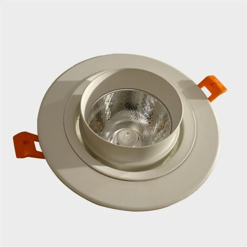 

Newest White s hell 30W COB Downlight Dimmable LED Downlight Recessed LED Down Lights Warm Cold White AC110V/AC220V