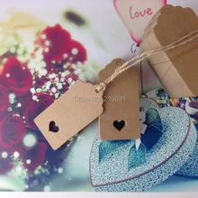 Стоковая картонная пустая цена висячая бирка DIY крафт-бумага этикетки для свадебных подарков вечерние любимые поставки подарочные карты