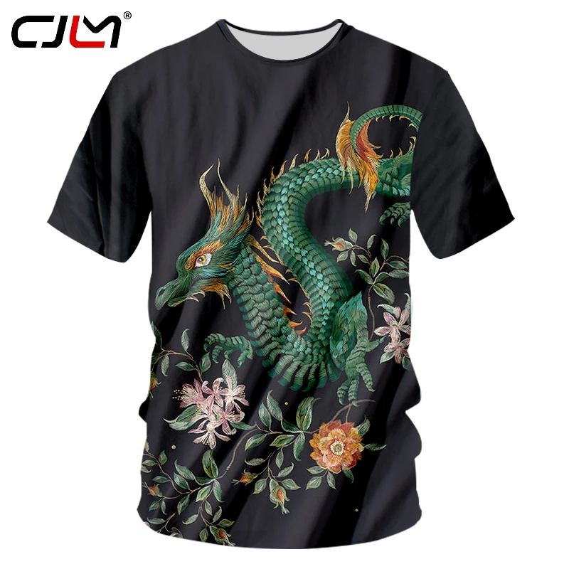 CJLM camisetas con estampado 3D de flores y para hombre, ropa de con cuello redondo, color talla grande 5Xl|Camisetas| -
