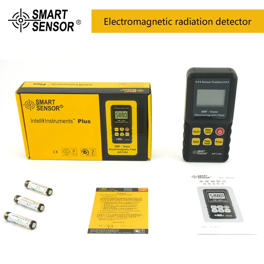 Детектор электромагнитного излучения simmah AR1392 Gauss meter