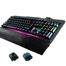 Mechanical font b Keyboard b font Anti Ghosting USB Wired Colorful font b Gaming b font