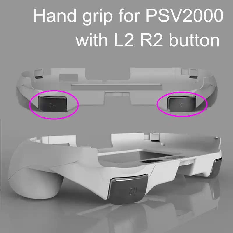 E house Matte Hand Grip Handle Joypad Stand Case with L2 R2 Trigger ...