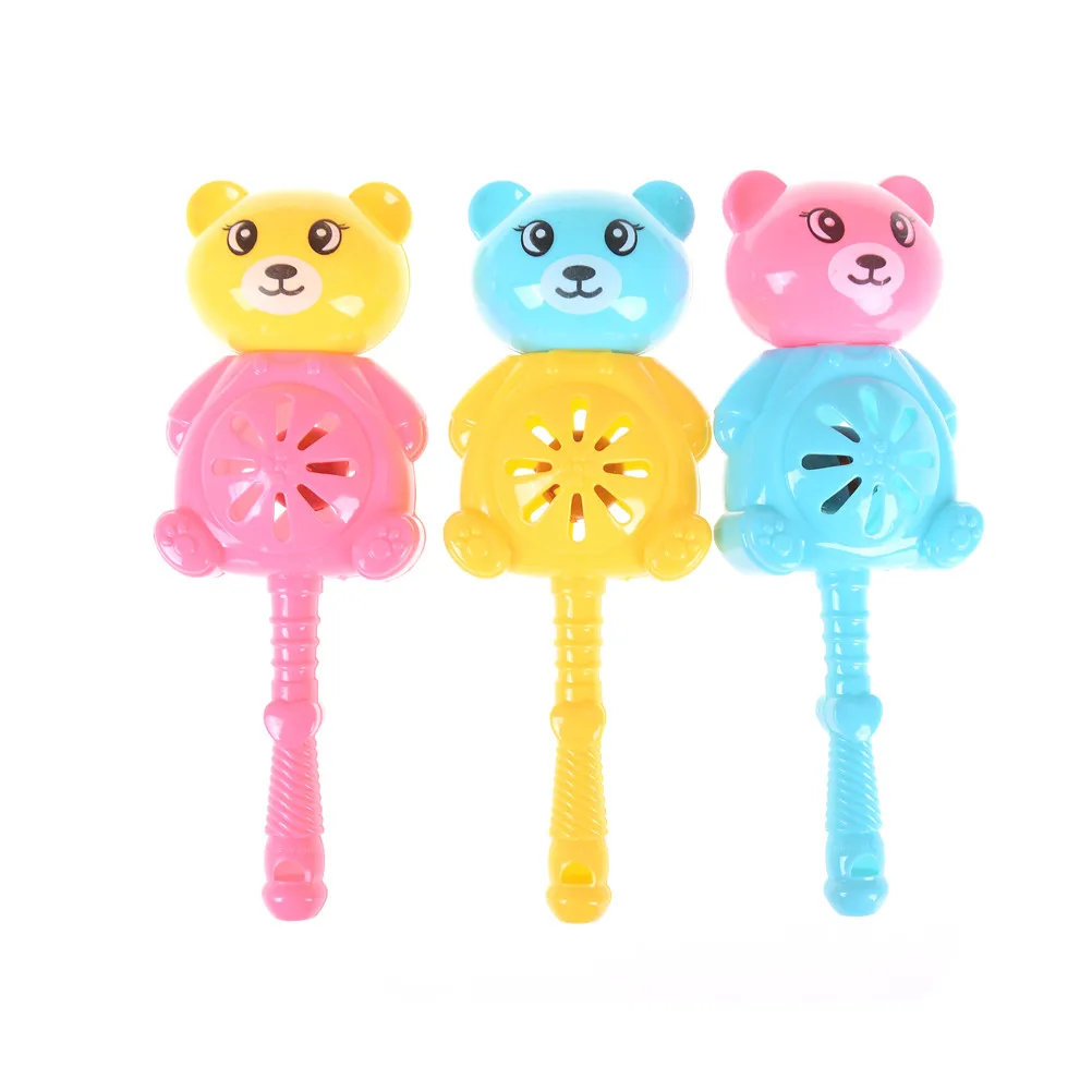 

Multicolor Bear Baby Rattles Baby Toy Newborn Teethers Baby Hand Rattles Combination High Quality 1pc