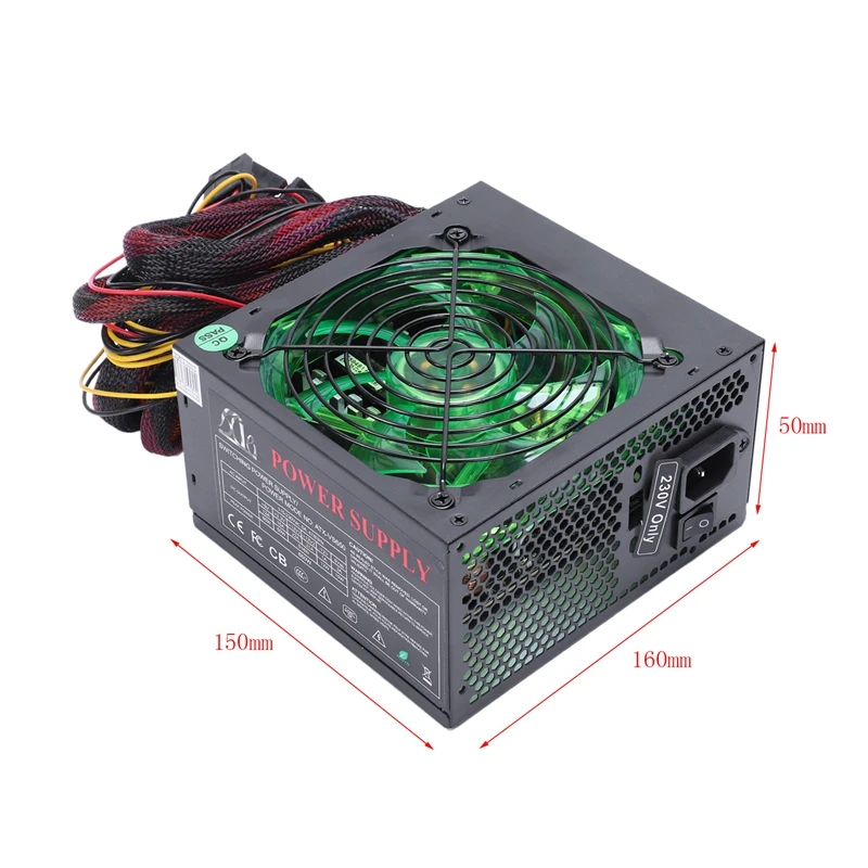 170-260 V ماكس 600 W امدادات الطاقة Psu 12 سنتيمتر Pfc مروحة كاتمة للصوت 24Pin 12 V جهاز كمبيوتر شخصي Sata الألعاب pc امدادات الطاقة ل إنتل Amd حساب