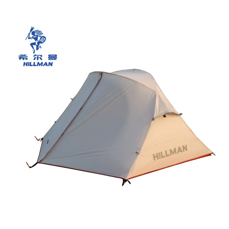 

Hillman Ultralight Double Layer 2 Person Waterproof 20D Fabric Silicon Coated Aluminum Poles Camping Tent