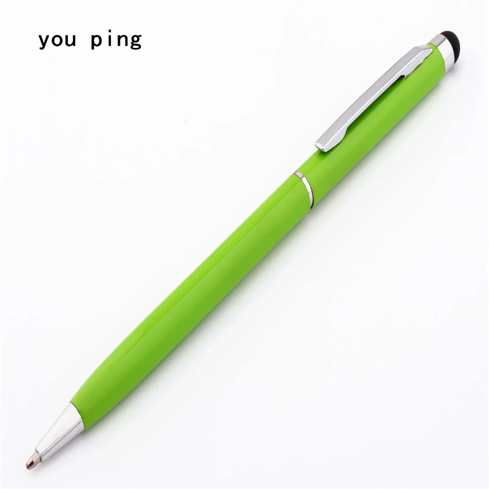 Высококачественная разноцветная тонкая школьная шариковая ручка 0,5 мм для студентов - Цвет: Зеленый